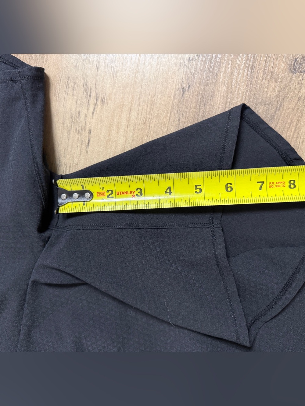 Oiselle Black Long Rogas Size 12 - Picture 4 of 6